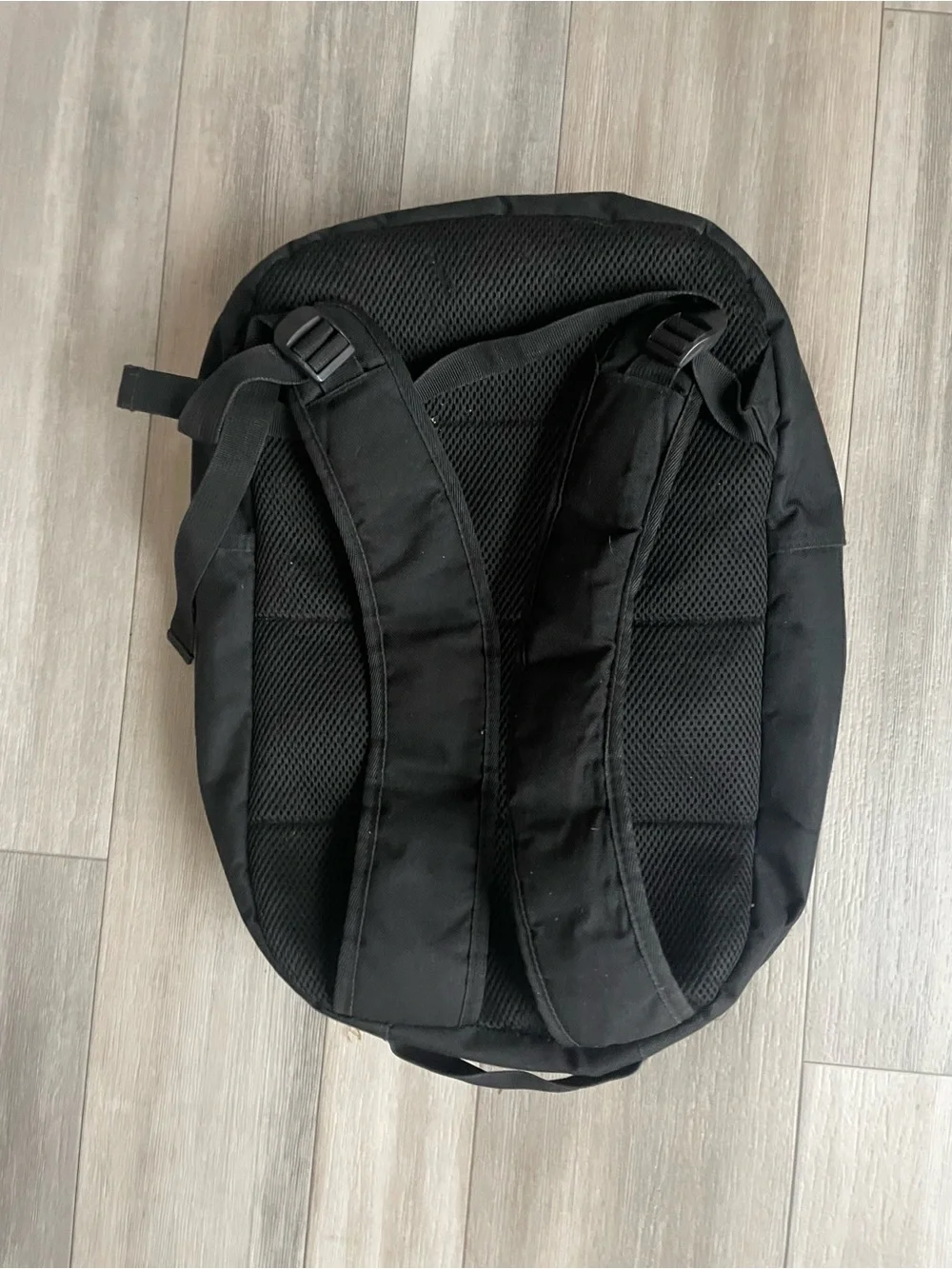 Demon Slayer Black Anime-Graphic Backpack with Multicolor Panels